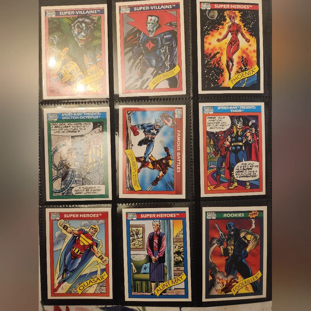 Marvel Comics collectible card 1990 - Picture 3 of 4